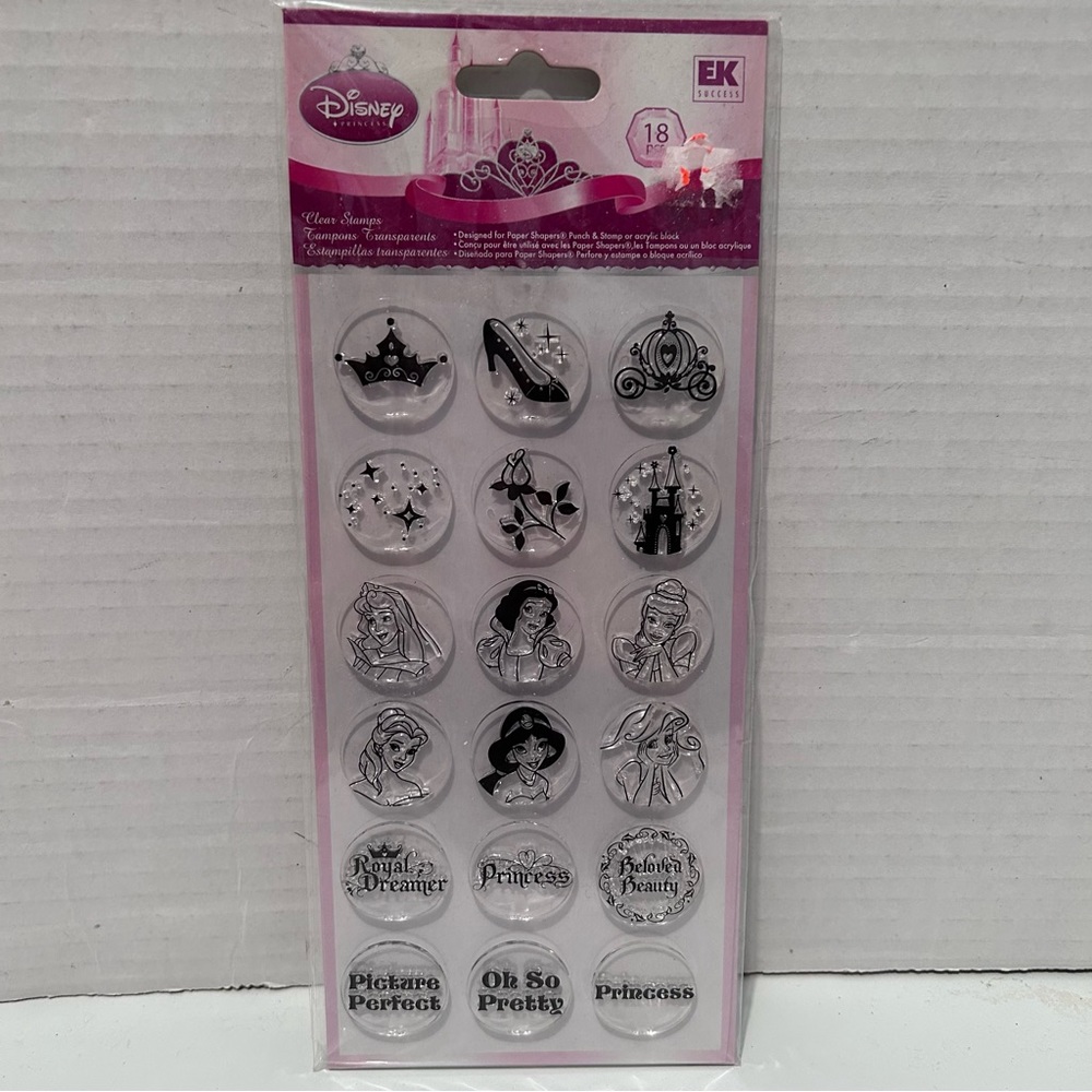 EK SUCCESS Disney Princess clear stamps 18 pcs